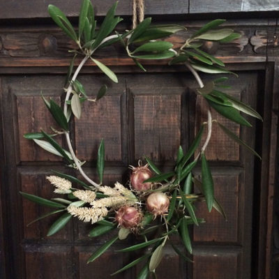 wreath of olive leaves